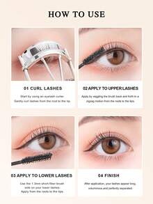 Estée Lauder 雅诗兰黛持久卷翘丰盈睫毛膏 - 01 黑色 - 净重 0.1 盎司 / 2.8 毫升 - 查看 9