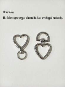 1 件蓬松心形吊坠，可旋转手机挂绳，包包挂饰，钥匙扣，适用于一般手机 - 彩色 - 查看 11