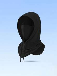 1pc Sun Protection Face Mask Hat Combo, Neck Covering Full Face UV Protection Cycling Balaclava - A - View 2