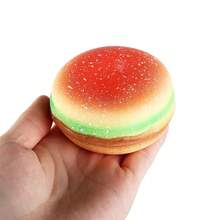1 món đồ chơi bóp hình bánh hamburger mềm mại, đồ chơi giảm căng thẳng kích thích giác quan cho người tự kỷ, đồ chơi giảm lo âu, đồ chơi bóp cho người lớn (Kiểu ngẫu nhiên) - Nhiều màu - Xem 9