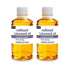 ELHUA Refined Linseed Oil, Suitable For Oil Painting Creation. Linseed Oil Medium, Oil Painting Thinner For Artists. Can Enhance Fluidity, Semi-Transparency And Gloss. Refined Linseed Oil Is One Of The Most Commonly Used Oils For Artists, Can Be Added To Other Oils To Slow Drying, Reduce Paint Concentration, And Improve Gloss And Transparency. Use Appropriate Amount To Dilute Oil Paints. - Flaxseed Oil - View 12