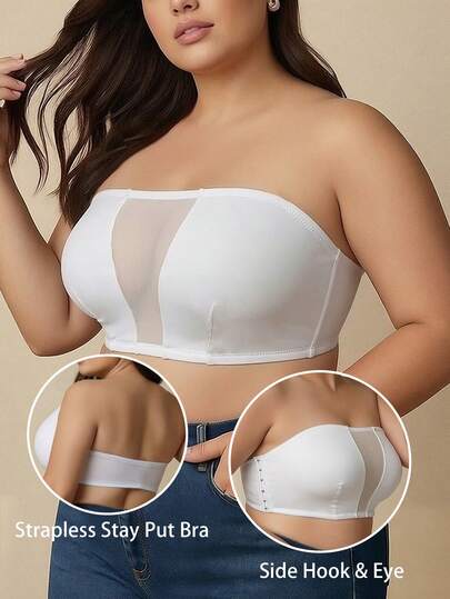 Áo ngực không gọng, gợi cảm dành cho nữ cỡ lớn, áo ngực không đường may tôn dáng.