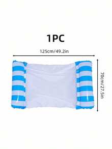 1 chiếc phao bơi bơm hơi PVC dành cho người lớn, vòng bơi bơm hơi, ghế sofa nước, võng nước, có thể gấp gọn và di động, ghế nằm thư giãn ngoài trời, thích hợp cho hồ bơi, bãi biển, không cần nguồn điện, thoải mái, nhẹ và dễ mang theo, giúp thư giãn, thuận tiện mang theo, bơm hơi và sử dụng, thích hợp cho người lớn, vật dụng cần thiết cho mùa hè, đồ dùng cho năm học mới. - nhiều màu - Xem 19