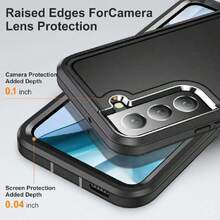 Capa Case For Samsung Galaxy S22 - Built-In Stand With Two Screen Protectors - Black, 41813045 - Mustard Yellow - View 6