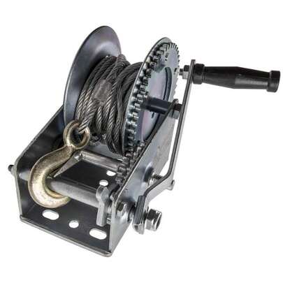 Boat 1500kg/3500lbs 33 Ft Trailer Hand Powered Winch Wire10m Strap Hook