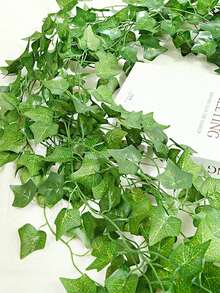 Dây thường xuân nhân tạo, cây xanh giả sống động như thật để trang trí trần nhà, lá cây sung giống thật, thích hợp cho nhà cửa, sân vườn, văn phòng, ban công, trang trí tiệc cưới, quà tặng ngày Valentine, sinh nhật, tốt nghiệp, cảnh quan sân vườn, trang trí ngoài trời mùa hè. - màu xanh lá - Xem 8