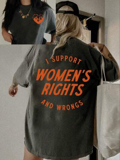 Women's Summer New Heart Pattern And Letter Print Round-Neck Short-Sleeve T-Shirt, Casual Loose Versatile Top, Stylish Daily Wear