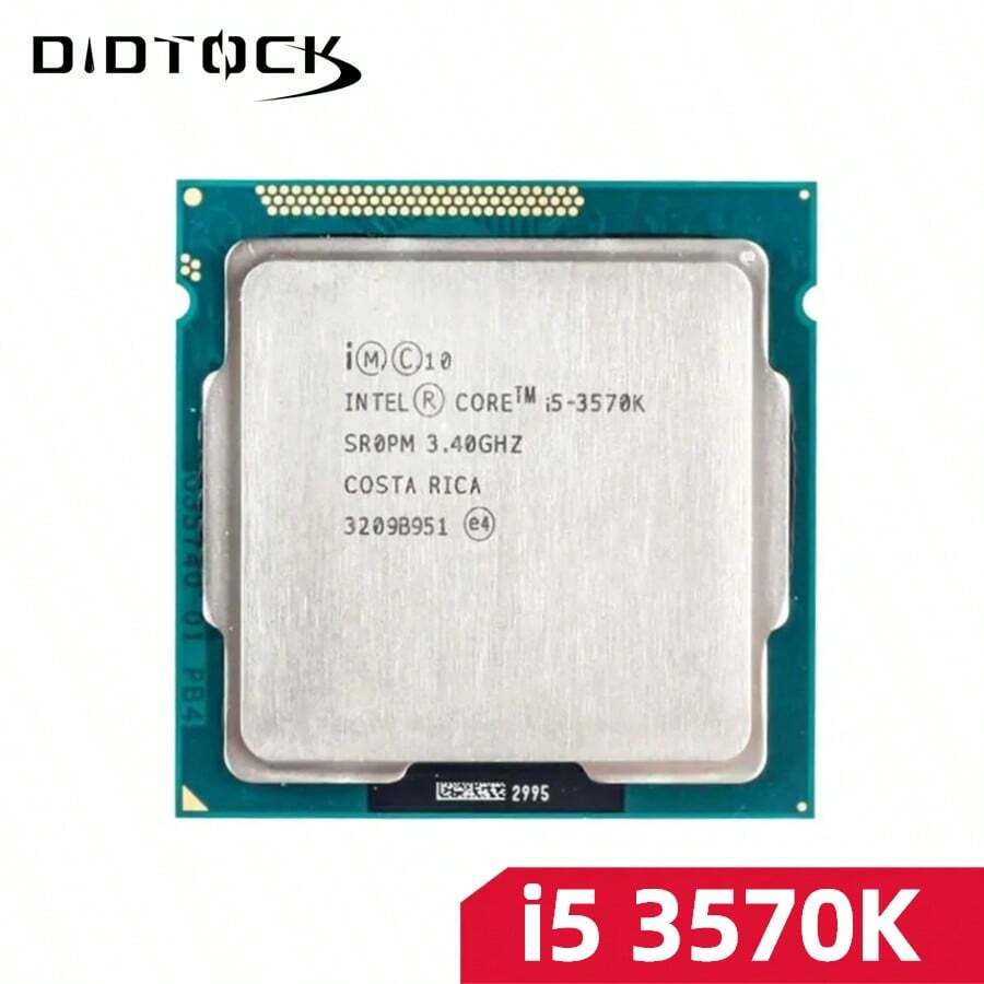 Intel Core I5 3570K Processor 3.4GHz Quad-Core Quad-Thread 77W CPU LGA 1155 - View 1