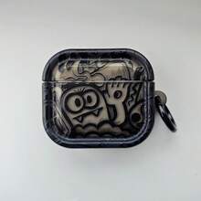 Cartoon Graffiti Little Devil Graffiti Protective Case Suitable Compatible With Apple Bluetooth Wireless Earphones, Scratch-Resistant And Drop-Proof Protective Case Suitable Compatible With Apple Bluetooth Earphone Charging Case - Multicolor - View 13