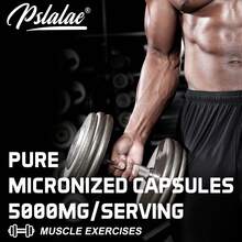PSLALAE Micronized Creatine - Creatine Monohydrate, For Energy, Promote Muscle Recovery And Growth, Improve Performance - 120pcs - Two bottle-More favorable - View 5