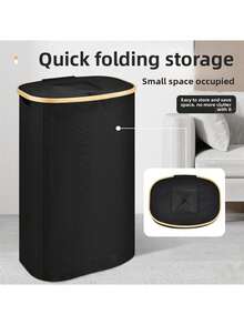 110L (29 Gallon) Recycling Bin, Suitable For Kitchen, Indoor And Outdoor Home Use, Comes With 2 Removable & Reusable Inner Bags, High Capacity Recycling Bin For Bottles, Cans, Plastic Labels, Etc. - Black - View 6