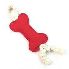 Dog Gnawing Rope Toy, Gnawing Teeth Pet Toy, Puzzle Interactive Felt Dog Chewing Toy, Assorted Color - Multicolor - View 11