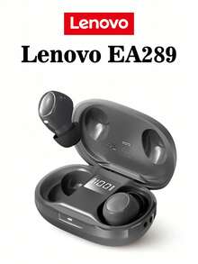 Lenovo 联想TWS蓝牙耳机，3100Ah超长续航，ENC主动降噪，IPX4级防水，迷你豆形运动耳机，适用于工作/游戏/运动/音乐，型号EA289 - 查看 10