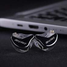 KZ CCA CRA PRO 入耳式监听耳机,超薄振膜动圈驱动单元 IEM 耳机,清晰音质和深沉低音,HiFi 有线游戏耳机,带可拆卸防缠绕线缆,适用于歌手、音乐家、鼓手、DJ(银色/黑色) - 查看 12