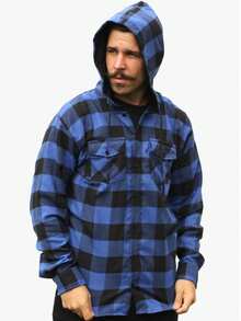 Men Coats - Royal Blue - View 13