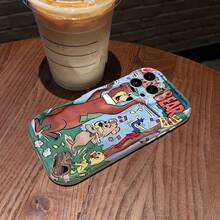 Musical Friends Phone Case Compatible With  17  16 Pro Max  15 Pro Max  13 And  12 Made Of TPU Material Providing Shock And Drop Protection With A Colorful And Playful Design A Perfect Gift For Fans Of Classic Cartoons And Beloved Characters - White - View 2