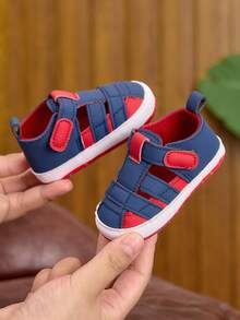 婴幼儿休闲运动鞋，春秋季，0-1岁婴儿学步鞋 - 藍色 - 查看 7