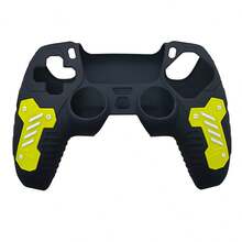 1pc Controller Silicone Case, Thick Mecha Texture 3-Color Design, Anti-Slip Texture For Anti-Drop, Anti-Scratch, Anti-Sweat, Enhanced Gameplay Feel, Bottom Opening For Direct Charging Dock Charging, Compatible With PS5 - View 15