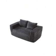 Sofas & Couches - Gray + Corduroy+2 Seat - View 7