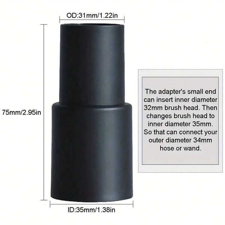 SOKANY Bộ phụ kiện máy hút bụi 6 món, bao gồm: đầu nối 32/35mm, đầu hút phẳng, đầu hút 2 trong 1, đầu hút ghế sofa, bàn chải tròn lông ngựa, bàn chải vuông PP, phù hợp với nhiều loại máy hút bụi, các phụ kiện khác nhau cho các tình huống làm sạch khác nhau, phụ kiện thiết yếu cho việc dọn dẹp nhà cửa. - Xem 10