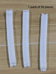 1/10/50/100pcs Disposable Broom Dust Cover, Non-Woven Fabric Household Sweeping Cleaning Cloth, Removes Hair And Lint, Wear-Resistant, Slouchy Floor Hair Cleaning Tool, Electrostatic Dusting Disposable Sticky Dust Bag - White - View 12