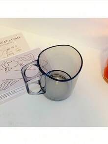 北欧风透明创意极简几何漱口杯，情侣牙刷架，带刷孔家用牙刷杯 - 多色 - 查看 13