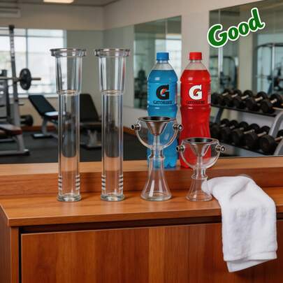 Adjustable 14mm Aluminum Alloy Downstem B.Ong Bowl Glass Water Pipe 2 Piece Set Smoking