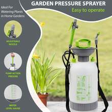 Crystals 5 L Garden Hand Pump Pressure Sprayer With Adjustable Nozzle – Portable & Plant Spray Bottle - Sprayer - View 4
