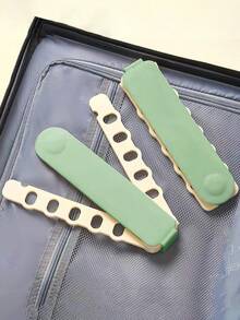 1个便携式可折叠衣架，多功能旅行晾衣架，创意空调晾衣架，小巧节省空间 - 彩色 - 查看 3