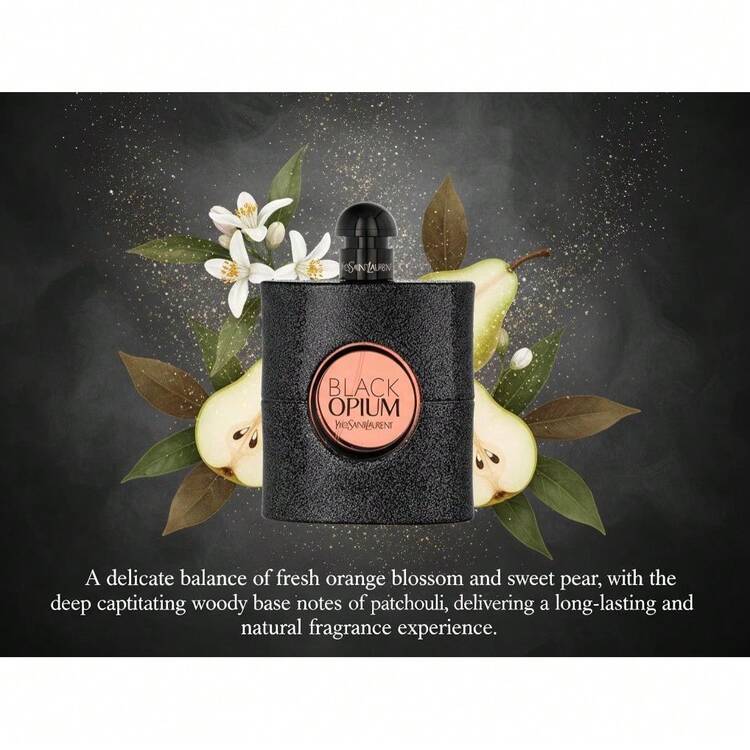 Yves Saint Laurent Black Opium Women Perfume Eau De Parfum Spray 3