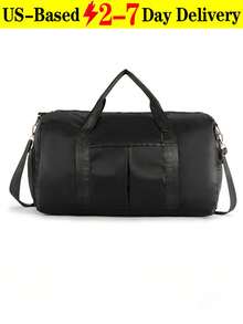 1PC Sports Fitness Bag For Women, Large Capacity Sports Luggage Bag, Training Bag,Swimming Training Bag, Short-Distance Travel Luggage Bag, Large Capacity Waterproof Gym Bag, Shoulder Travel Bag, Clothing Storage Bag, Dry And Wet Separation Independent Shoe Compartment Fitness Bag, Overnight Vacation Luggage,Weekend Carry-On Bag,  Handbag, Toiletry Bag Wash Bag Toiletry Travel Bag Makeup Storage Beach Bag Vacation Holiday Essentials School Supplies Travel Essentials, Suitable For Business, Vacation, Outdoor, Skiing, Fitness Travel, Overnight, Tote, Sports, School Supplies, Student Back-To-School, Tote, Weekend Bag, Couples Bag[US Local Warehouse]The Best Gift Choice, Birthday Gift - 彩色 - 查看 13