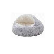1 pieza Cama de gato de peluche con forma de concha, cama para perro, cama grande para perro, caseta para perro, juguete de búsqueda y encuentro de cachorro feliz como regalo, casa de cueva linda para mascotas, nido de gato antideslizante y lavable, refugio cálido para conejo, perro pequeño, uso en interiores para gato - Multicolor - Ver 12