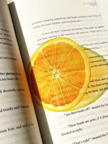 1/3pcs-Acrylic Fruit Bookmark - Watermelon, Apple, Fig, Semi-Transparent And Stylish Design, A Refreshing Reading Gift, A Great Back-To-School Item, And A Small Easter Or Birthday Gift. - Multicolor - View 8