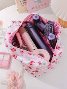 1 Túi đựng máy sấy tóc in hình dâu tây dễ thương, có ngăn bên trong để đựng máy sấy tóc, dụng cụ tạo kiểu tóc, dụng cụ làm tóc du lịch, máy uốn tóc, máy sấy tóc, kẹp tóc, máy duỗi tóc, thích hợp cho gia đình, du lịch, cũng có thể dùng làm túi đựng mỹ phẩm, vật dụng cần thiết khi đi du lịch, đi tàu biển, ở ký túc xá, món quà tuyệt vời cho mẹ, giáo viên, phù dâu, lý tưởng cho Ngày Valentine và Ngày của Mẹ. - Nhiều màu - Xem 6