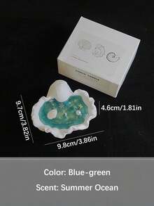 1支可爱海星造型香氛蜡烛，优雅贝壳香氛蜡烛，夏日海洋香氛蜡烛，浪漫晚餐装饰蜡烛，场景装饰，桌面装饰，婚礼礼物，生日派对礼物，节日装饰蜡烛，房间装饰，家居装饰 - 多色 - 查看 14