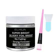 Bộ sơn acrylic vàng/bạc ELHUA kèm cọ và dao trộn màu, thích hợp để vẽ tranh trên đá, gỗ, vải, gốm sứ, canvas, đa năng. - 100ml - Xem 8