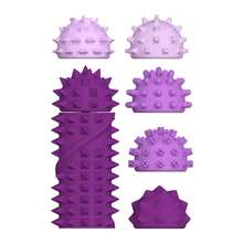 Pocket Spike Keychain With Clicking Button Spinner - Sensory Toy For Relieving Anxiety, Improving Focus, And Stress Relief. Ideal Novelty Gift. - Multicolor - View 8