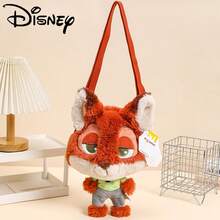 Disney Túi đeo chéo bằng vải nhung hình Judy và Nick dễ thương trong phim Zootopia, dung tích lớn, quà tặng ngày lễ/sinh nhật. - Nhiều màu - Xem 9
