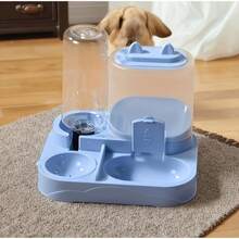 Automatic Automatic Cat Water Feeder Dry Wet Separation Large Capacity Pet Water Dispenser Detachable With Water Fountain - Multicolor - View 1