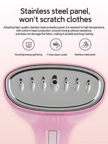 OBOVAY 1500W High Power Handheld Steam Iron, Portable Steam Iron, 20s Fast Heating, Adjustable Steam Output, Easily Removes Wrinkles - 300ml - Random Color - View 9