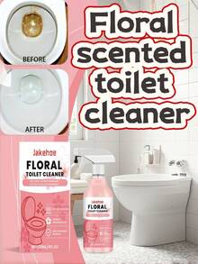 Floral Scented Toilet Cleaner, Bathroom Toilet Cleaning Agent, Fragrant Deodorizing Stain Remover - 120ml - View 2