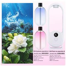 Home Premium Aroma Diffuser, Wall-Mounted USB Automatic Fragrance Diffuser, Hotel Bedroom Quiet Aroma Diffuser, Toilet Deodorizer Aroma Diffuser, Electric Air Purifier, Rechargeable, With Color Atmosphere Light - White - View 13