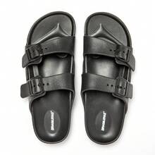 Brasileras BRAZILIAN - Beach And Pool Sandal - Coastal - Flip Flop With Non-Slip Sole - For Men And Women - Sizes 36 To 45 EU - Black - View 7