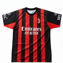 Milan Home Jersey 25/26 (No Number) Men's Fan Jersey - Red - 主要的 - 查看 1