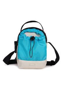 1pc Nylon Drawstring Bucket Bag, Shoulder Crossbody Handbag, Large Capacity Casual Unisex Bag, Korean Style - Multicolor - View 11