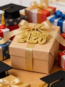 20 piezas Decoraciones de Graduación 2026, Colgantes con borlas de Graduación 2026, Encantos con borlas de Birrete de Graduación 2026 en dorado, Adecuado para Birrete de Graduación, Fiesta y Decoración de Ropa, Regalos y Recuerdos de Graduación 2026 - A - Ver 5