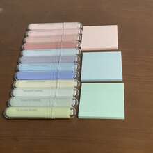 12 Colored Markers That Do Not Bleed Or Feather, Featuring High-Quality Ink. Perfect For Highlighting Notes In Class, Quick-Drying And Suitable For Various Papers. Ideal For Diaries, Art, Crafts - Highlighter+Notes - View 16