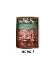 Set Pita Washi Pola Retro 5 Gulungan/Kotak, Pita Washi Desain Multi-Elemen - Untuk Scrapbooking dan Dekorasi Amplop Kartu Ucapan, Pita Kreatif, Pola Flora, Fauna, dan Bunga yang Halus - Set - View 13
