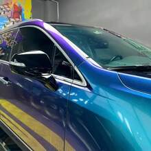 1 cuộn màng vinyl dán đổi màu 50cm*300cm, màu tím sang xanh dương, hiệu ứng kim cương ba chiều, thích hợp cho ô tô, xe máy, đồ nội thất, trang trí nhà cửa, giấy dán tường, mặt bàn, nâng cấp ngoại thất đa chức năng | Màng dán thời trang | Màng dán cầu vồng cho xe hơi, phụ kiện ô tô - Một kích cỡ phù hợp cho tất cả - Xem 6