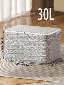 Luggage Storage Bag, Quilt Storage Bag, Multi-Purpose Organizer Pouch, Suitable For Home And Travel, For Clothes, Quilts And Bedding - Light Grey - View 10